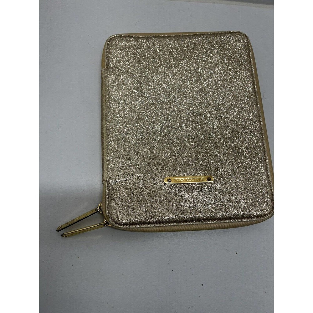 Juicy Couture Womens Medium Ed to the Stars Nook Glitter E-Reader Ipad Case Gold